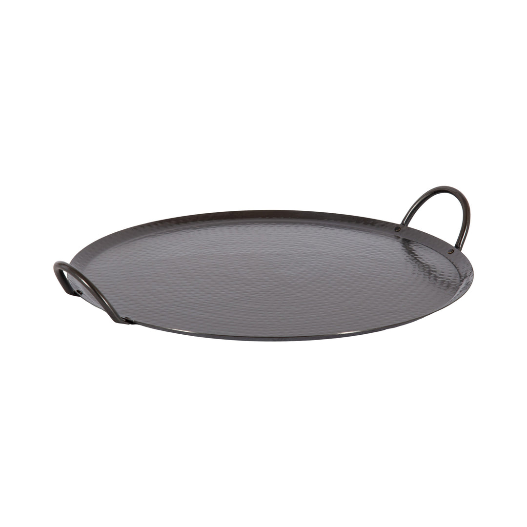 Sanzo Hammered Round Metal Tray