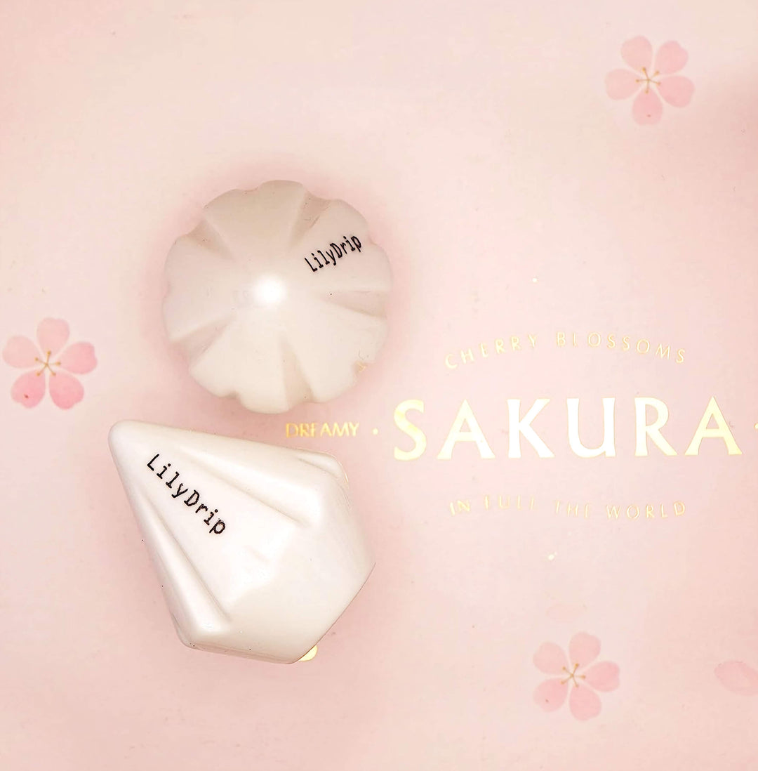 Sakura – Ceramic Pour-over Coffee Accessory for Cone Drip Brewer, Fast Flow Rate