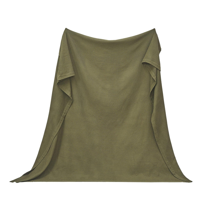 100% Cotton Small Waffle Weave Blanket - Hazel Collection