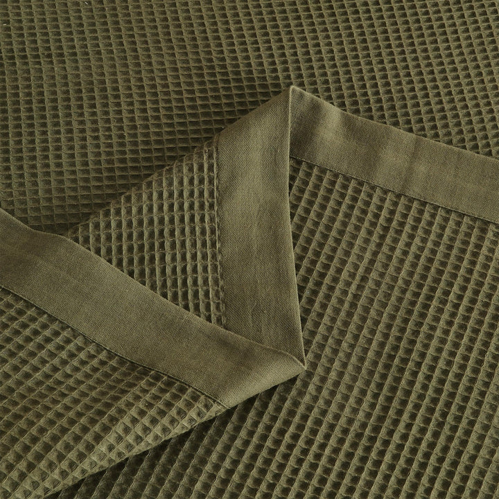 100% Cotton Small Waffle Weave Blanket - Hazel Collection