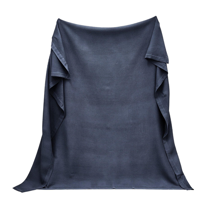 100% Cotton Small Waffle Weave Blanket - Hazel Collection