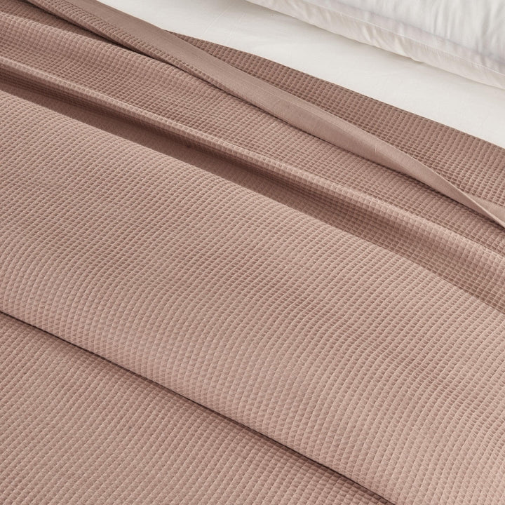 100% Cotton Small Waffle Weave Blanket - Hazel Collection