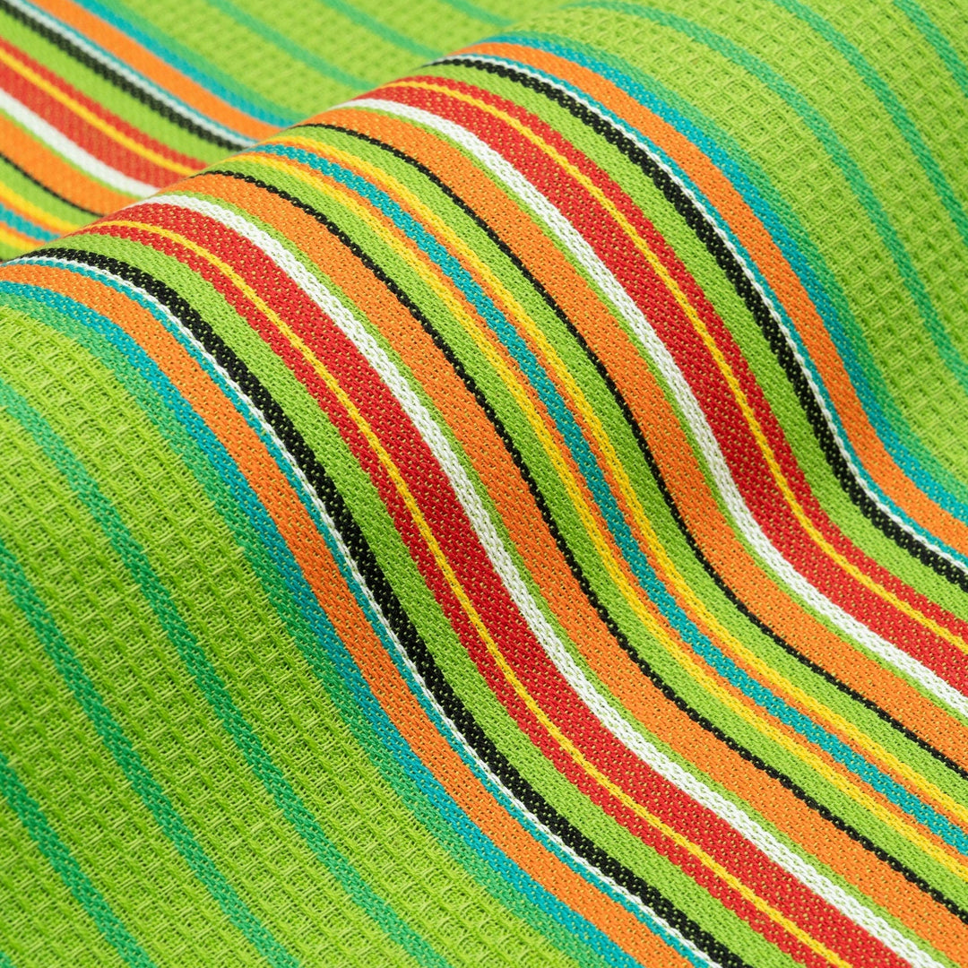 Salsa Stripe Kitchen Towels—100% Cotton (Pack of 6)