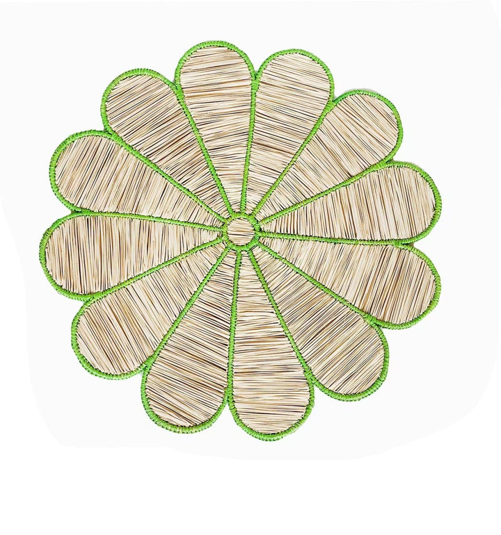 Clover Handwoven Iraca Placemat — Placemats, [material], MacondoForever