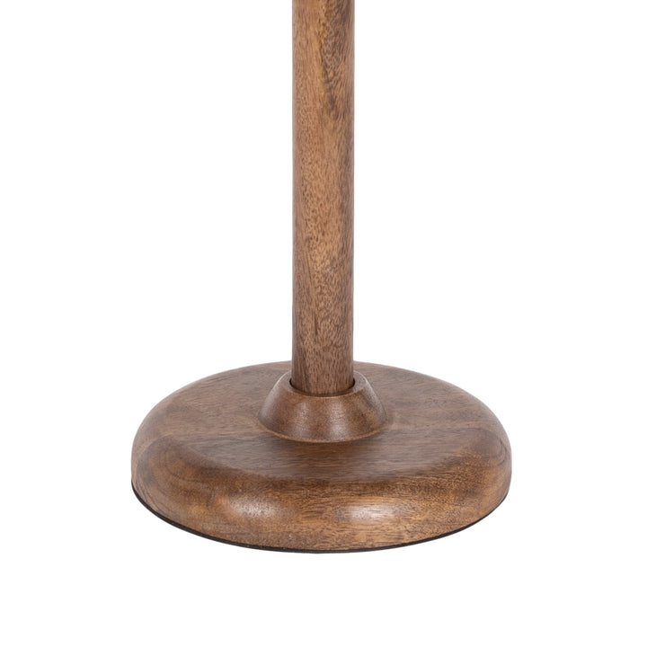 Alezar Scallop Wood Drink Table