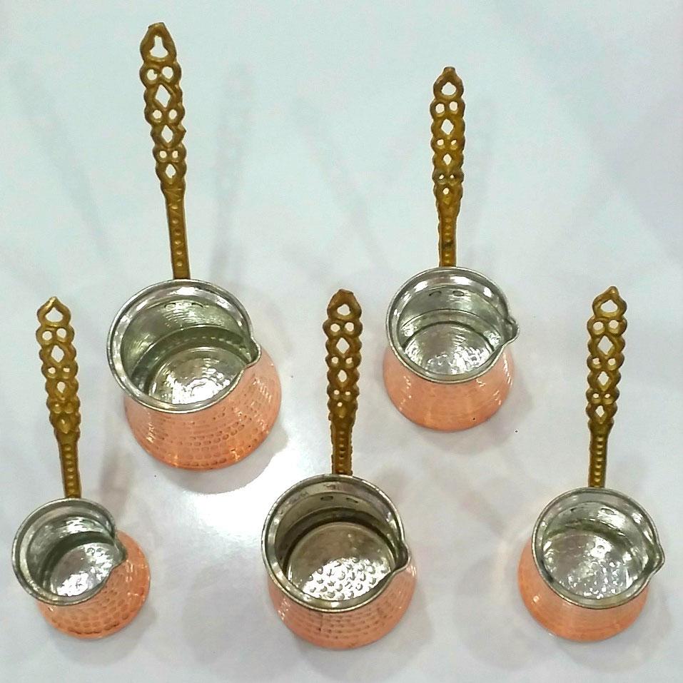Copper Turkish Coffee Ibrik–Five Sizes