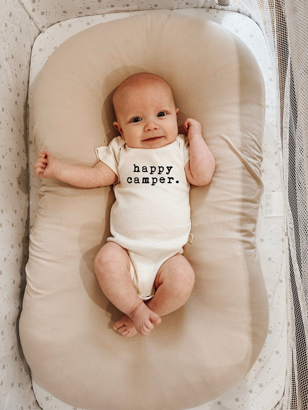 Happy Camper Organic Baby Bodysuit