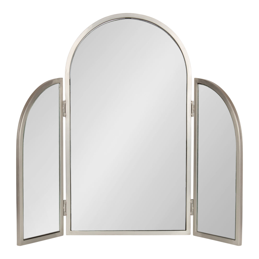 Amoli Tri-Fold Arch Metal Mirror