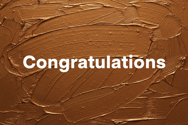 Congratulations