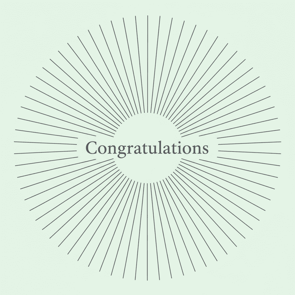 Congratulations
