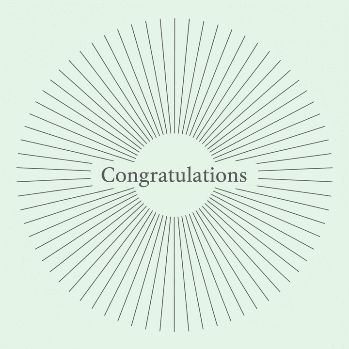 Congratulations
