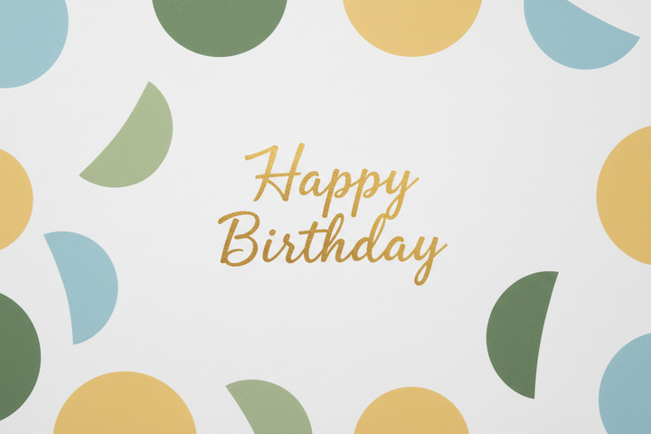 Birthday Gift Cards for Children