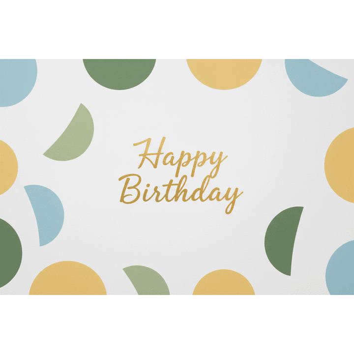 Birthday Gift Cards for Children