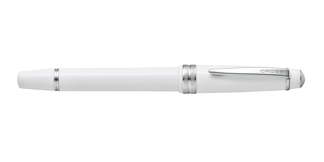 Bailey Light™ Polished White Resin Medium Nib Fountain Pen