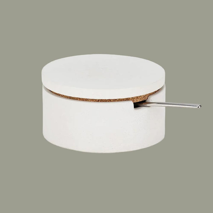 Concrete Kitchen Set (White) — Storage, [material], Port Living Co.
