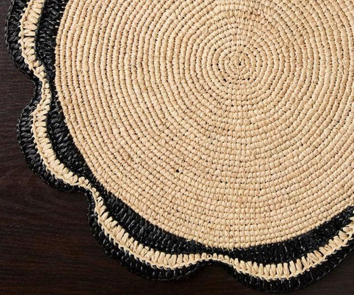 Eco-Friendly Handmade Raffia Placemat
