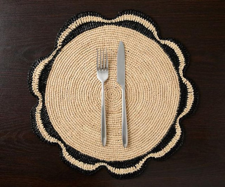 Eco-Friendly Handmade Raffia Placemat