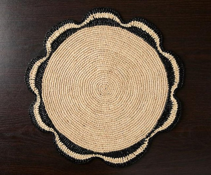 Eco-Friendly Handmade Raffia Placemat