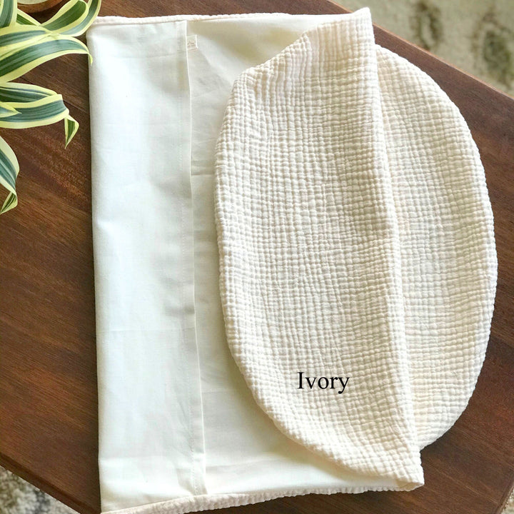 Snuggle Me Infant Lounger Slip Cover - Organic Cotton Double Gauze