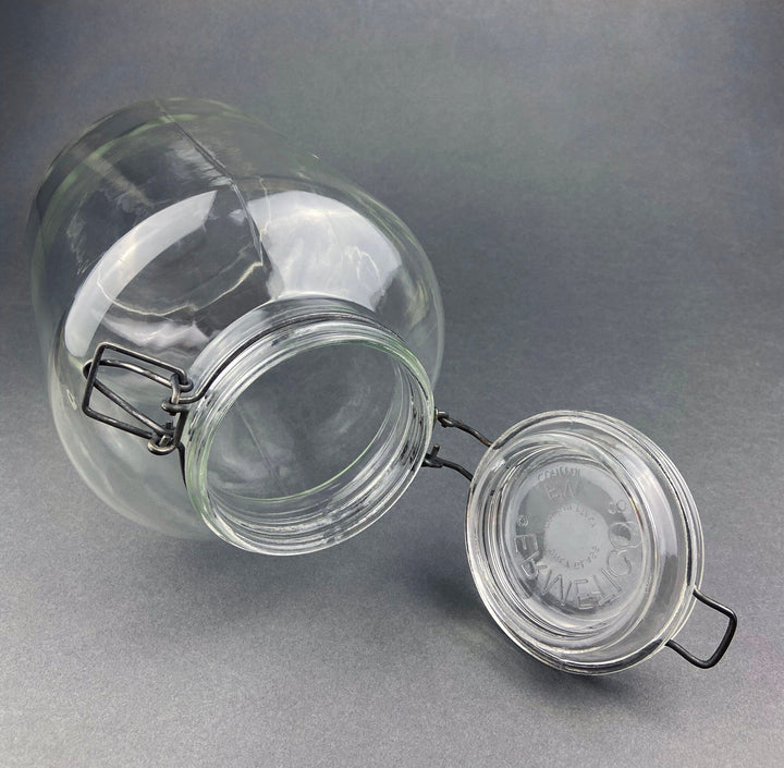 Vintage Italian Hermetic Glass Storage Jar