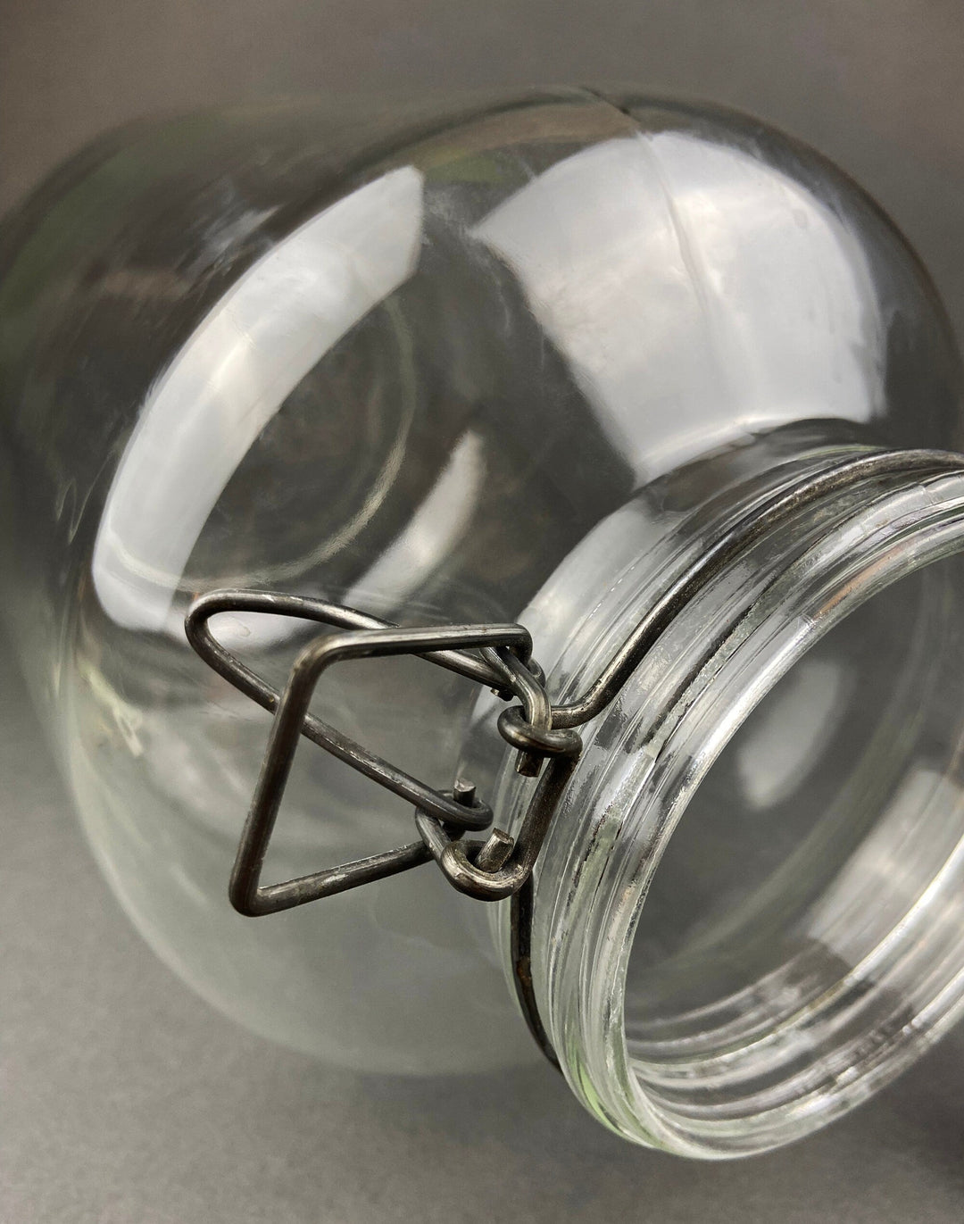 Vintage Italian Hermetic Glass Storage Jar