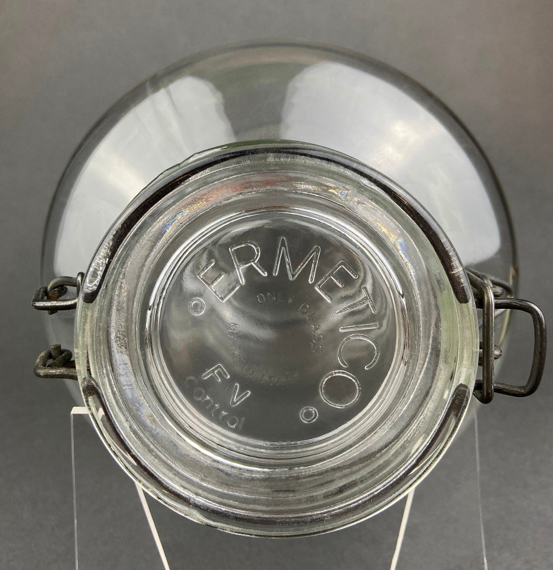 Vintage Italian Hermetic Glass Storage Jar