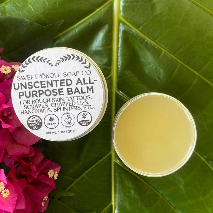 Vegan Tattoo Balm, All Purpose Healing Salve/Ointment — , [material], Sweet ʻŌkole Soap