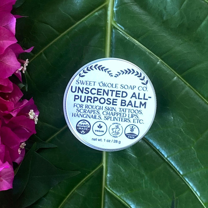 Vegan Tattoo Balm, All Purpose Healing Salve/Ointment — , [material], Sweet ʻŌkole Soap