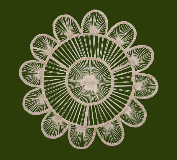Sunray Handwoven Iraca Placemat