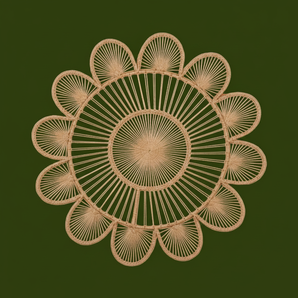 Sunray Handwoven Iraca Placemat