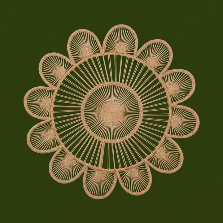 Sunray Handwoven Iraca Placemat