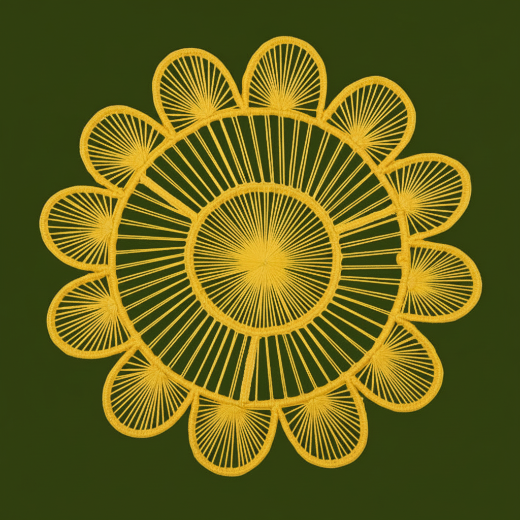 Sunray Handwoven Iraca Placemat