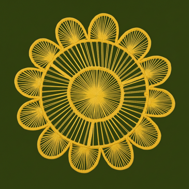 Sunray Handwoven Iraca Placemat
