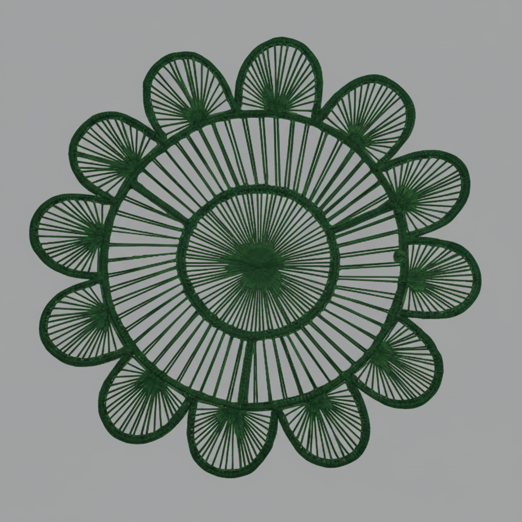 Sunray Handwoven Iraca Placemat
