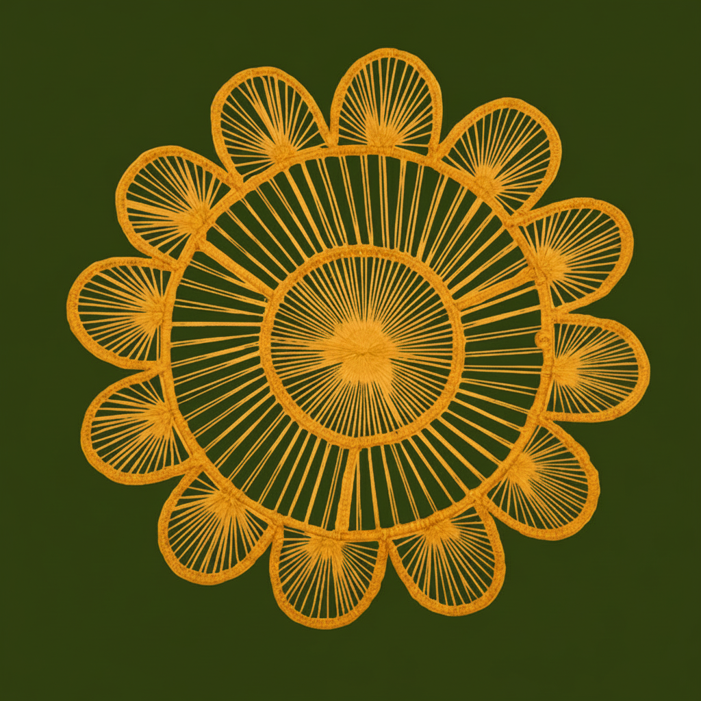 Sunray Handwoven Iraca Placemat