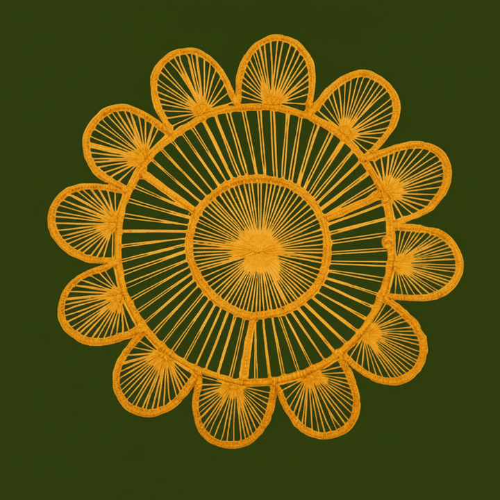 Sunray Handwoven Iraca Placemat