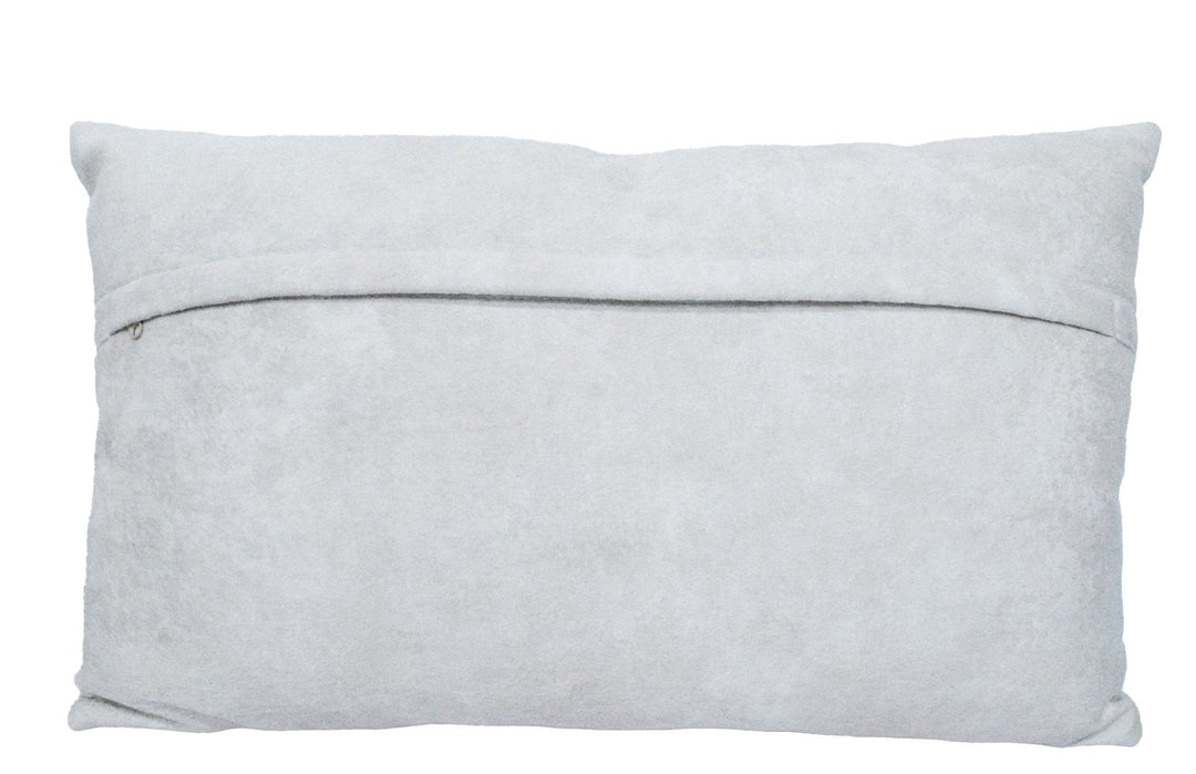 Ivory Square and Lumbar Luxury Velvet Pillow | TRDPL01