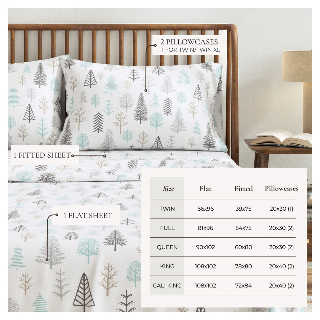 Turkish Cotton Flannel Sheet - Lakeview Collection