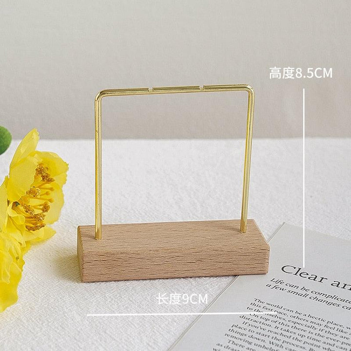 Jewelry Organizer Wooden Rack Bracelet Earring Holder Display Decoration Stand Earring Support Display Decoration Rack Small Jewelry Display Holder T-Shaped Iron Fashion Home Bracelet Pendant Jewelry Storage Shelf Stand for Woman Girls