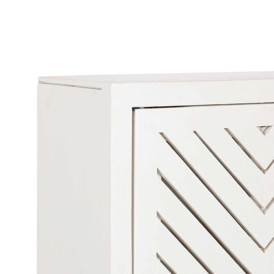 Mezzeta Tall Wood Bath Cabinet