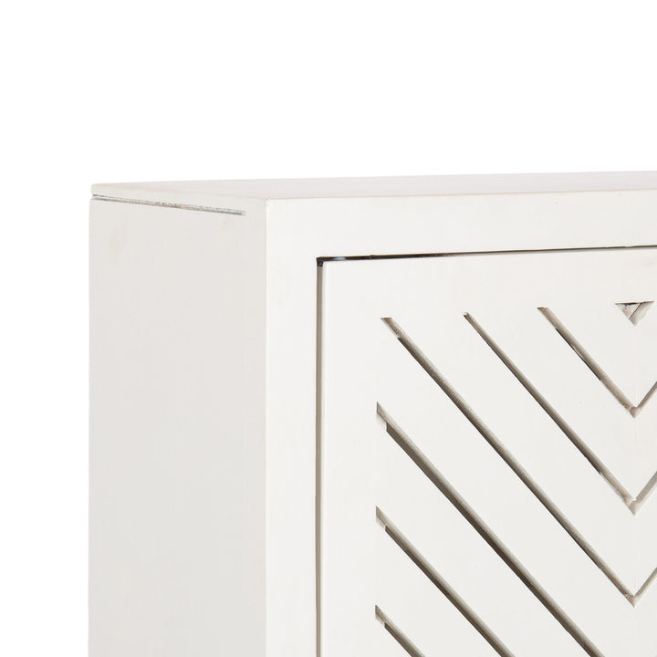 Mezzeta Tall Wood Bath Cabinet