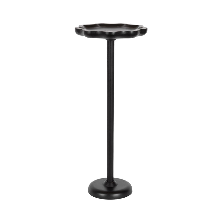 Alezar Scallop Wood Drink Table