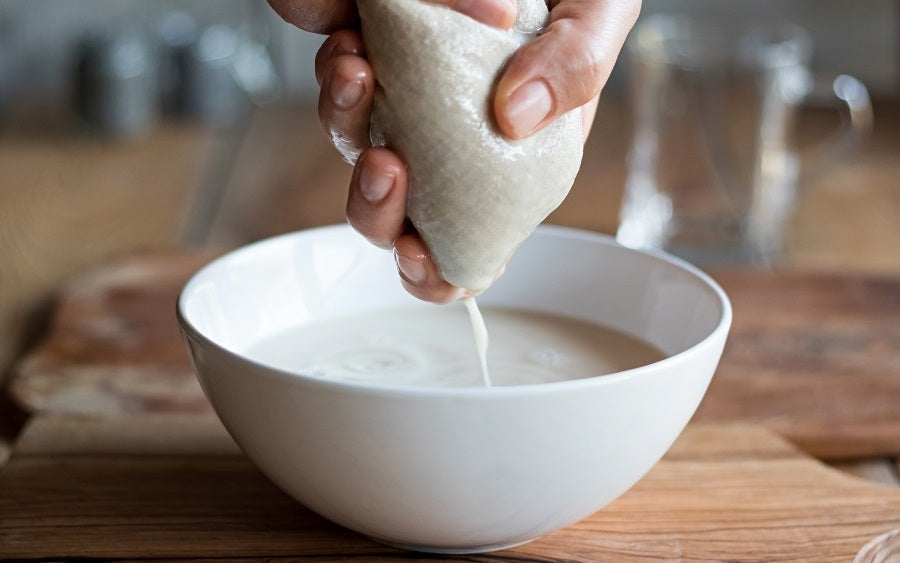 Organic Cotton Nut Milk & Straining Bags (Set of 4 Sizes0