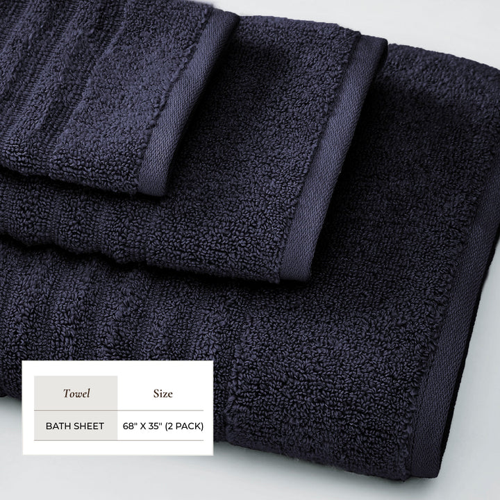 Luxury Combed Cotton Bath Towel Set - Karina Collection