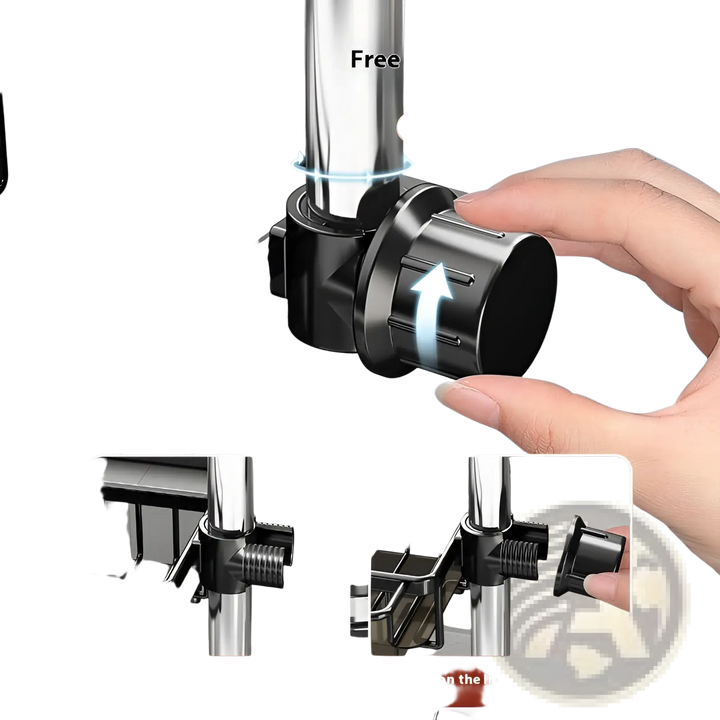 Kitchen Faucet Storage Rack Aluminum Sink Organizer