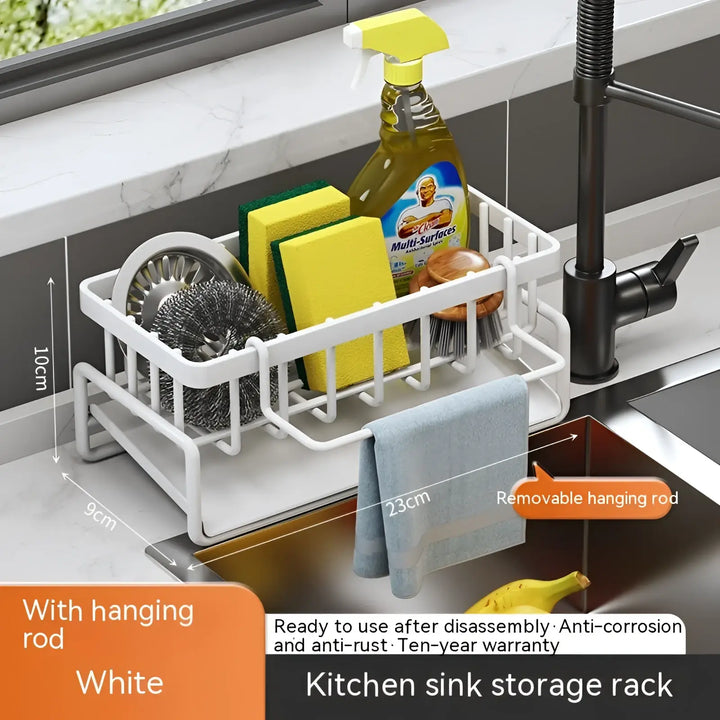 Kitchen Sink Storage Rack Stainless Steel Organizer