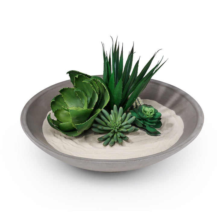 Concrete Infinity Bowl: Gray