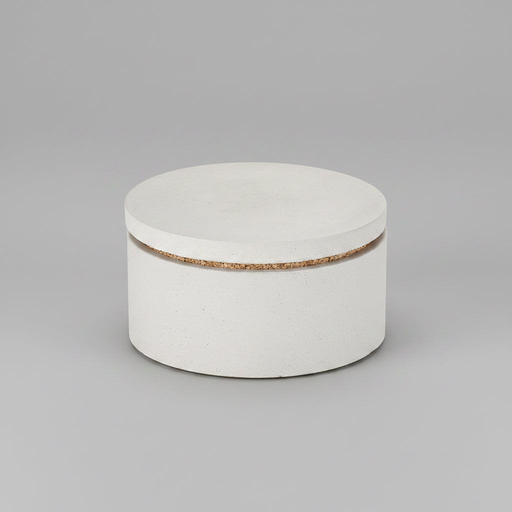 Concrete Classic Salt & Spice Cellar: White — Serveware, [material], Port Living Co.