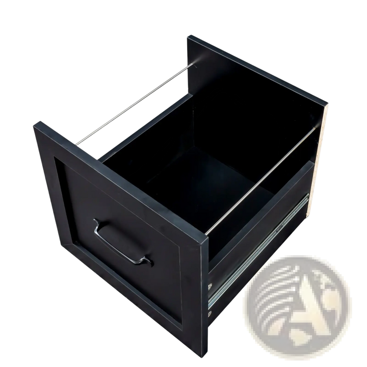 L-shaped Computer Desk with Hutch and Drawers