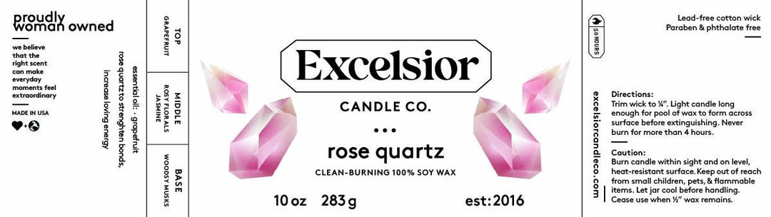 Rose Quartz Soy Candle